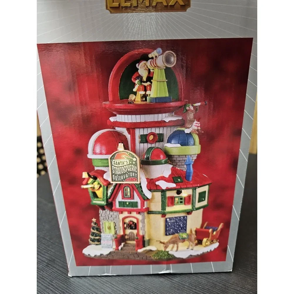 Lemax 2022 Christmas Village‎ Santa's Stratospheric Observatory, Lighted READ